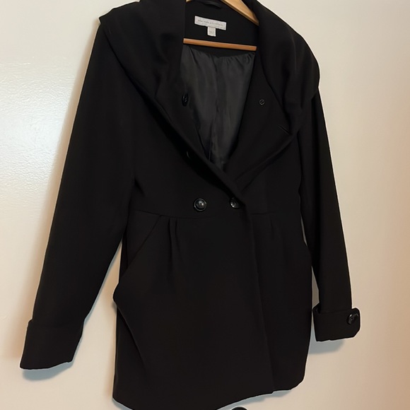New York and Company Size Small Black Coat - Picture 2 of 13